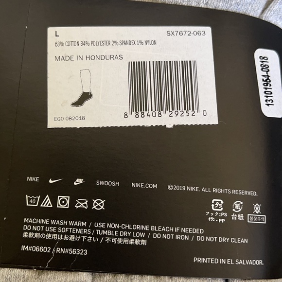 Nike Everyday Cotton Cushioned Low Socks - Picture 5 of 9